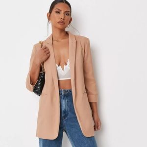 camel co ord basic boyfriend blazer